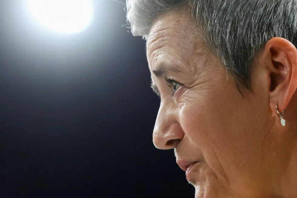 European Commission Executive Vice President Margrethe Vestager.