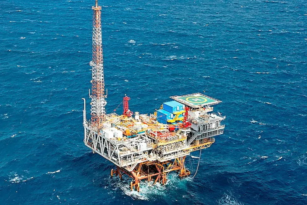 Shell’s GC-19 platform in Green Canyon Lease Block 19 in the US Gulf of Mexico.