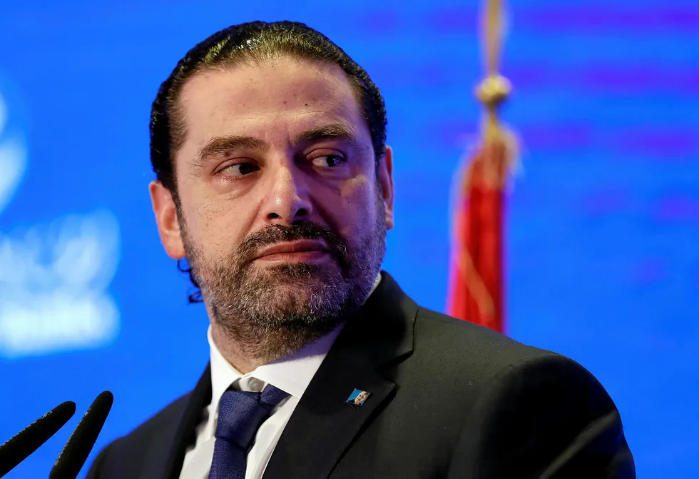 Lebanese Prime Minister Saad Hariri
