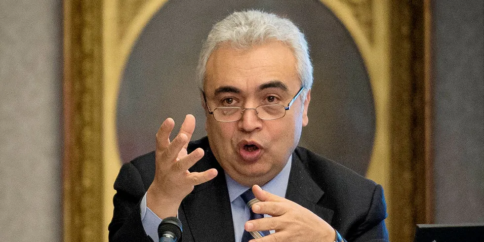 Fatih Birol, head of the IEA