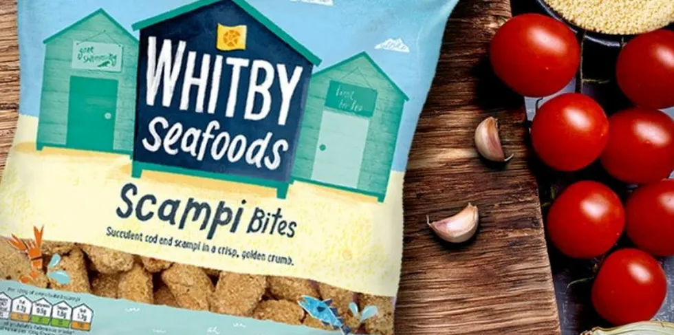 Whitby Seafoods scampi.