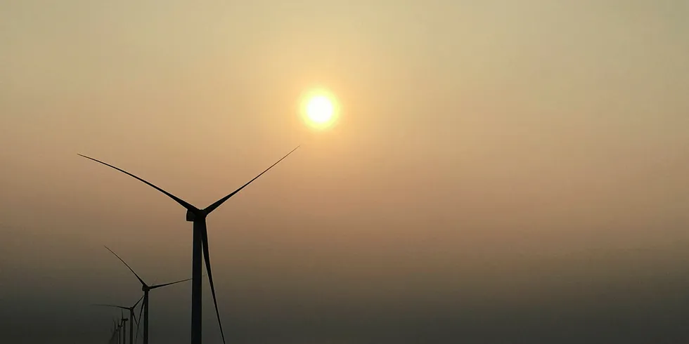 Turbines in Chinese waters.