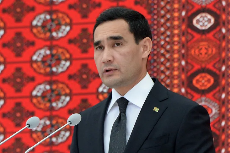 Gas plays: Turkmeninstan President Serdar Berdymukhamedov.