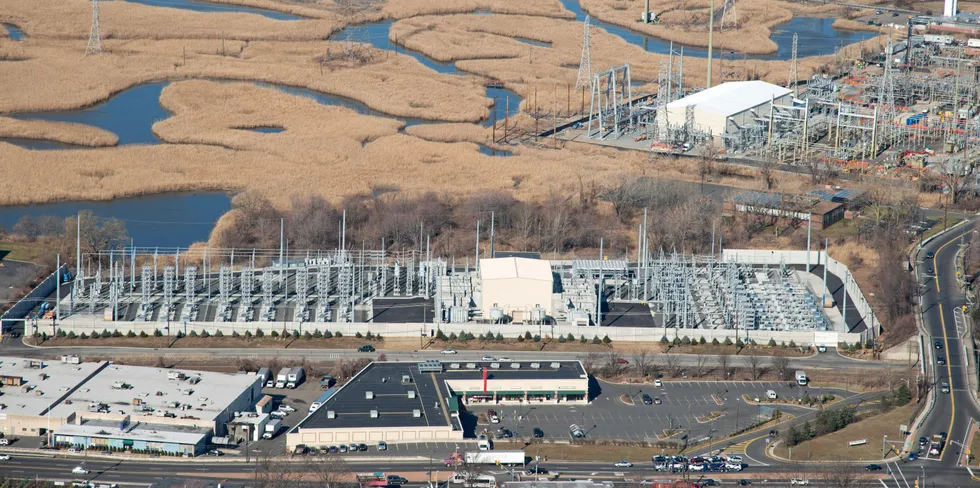 The Siemens Energy built Hudson high voltage direct power hub, which connects New York city to the North American power market