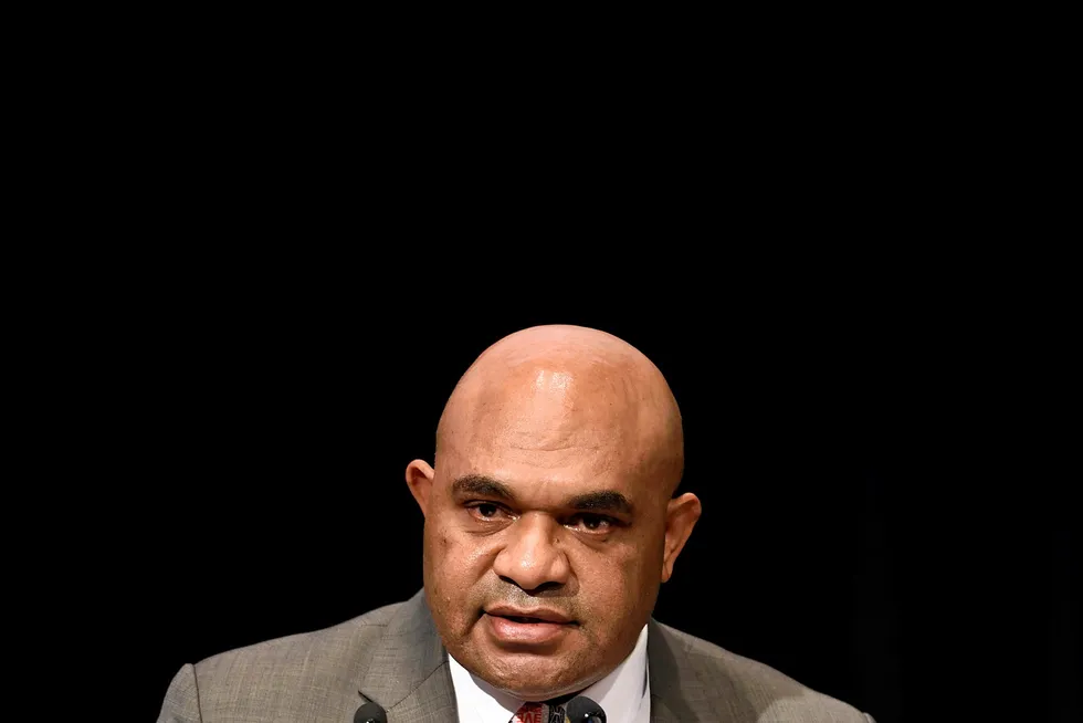 Key awards: Kumul Petroleum managing director Wapu Sonk