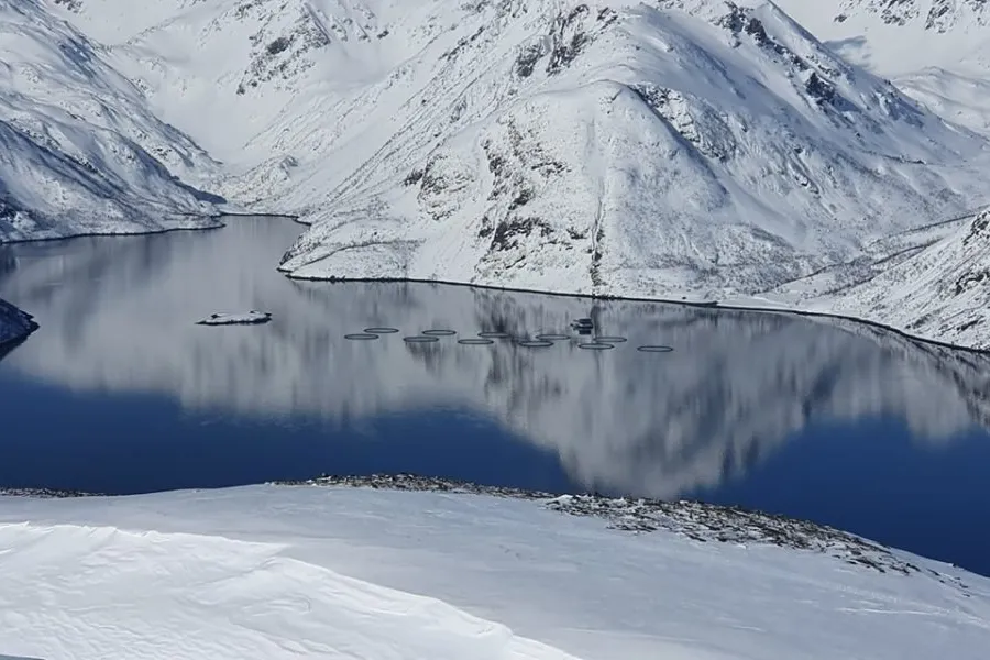 Cermaq Norway's site at Olderfjord, in Hammerfest
