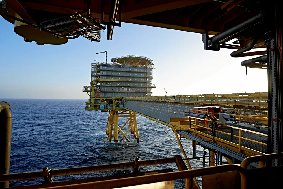 New developments: the Halfdan field off Denmark, where Total is looking to install a new unmanned platform, along with one on the Valdemar field