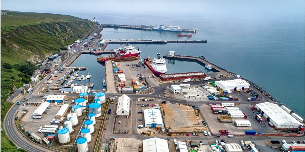 Scrabster Harbour.