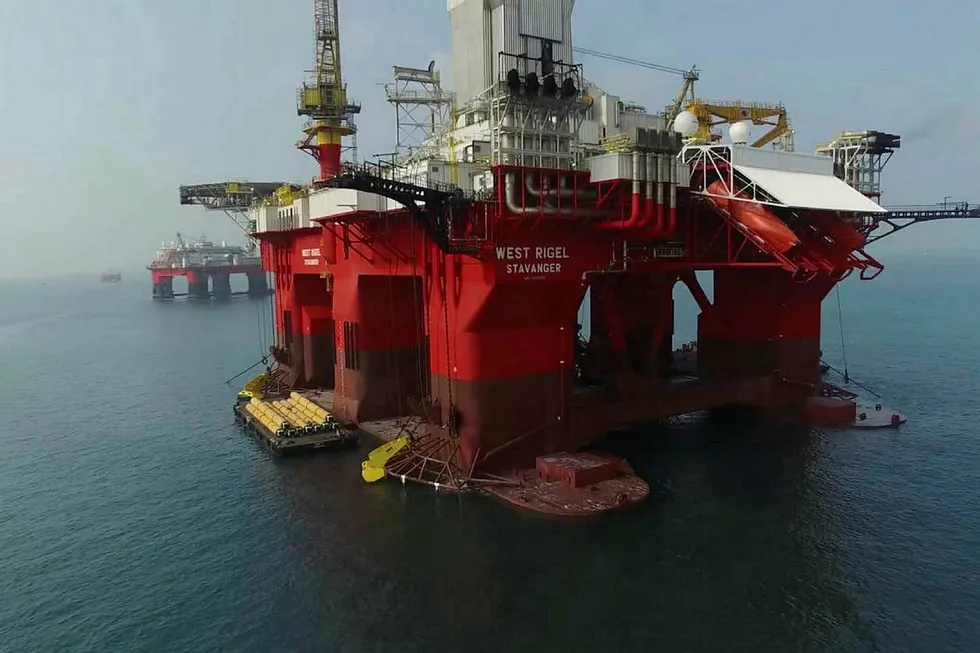 Delaying delivery: the semi-submersible West Rigel