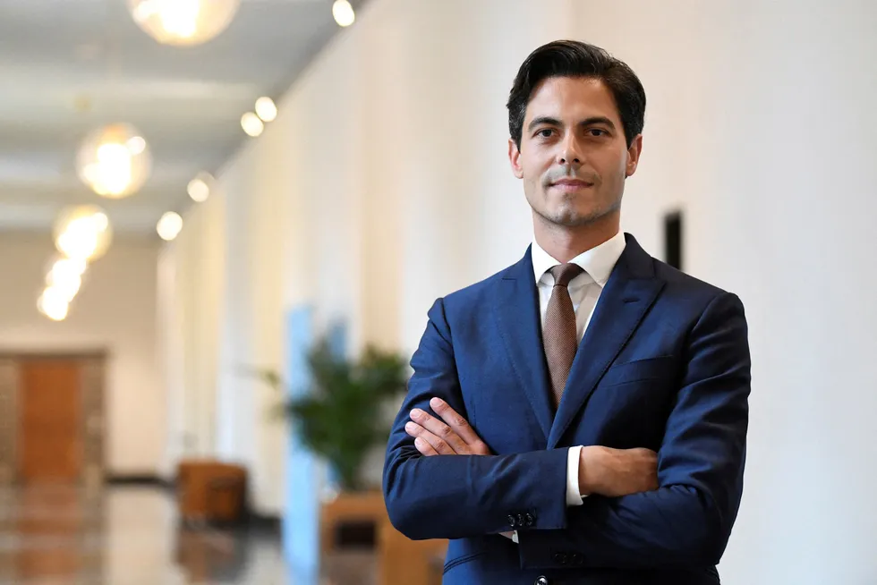 Hydrogen plans: Dutch Climate & Energy Minister Rob Jetten.