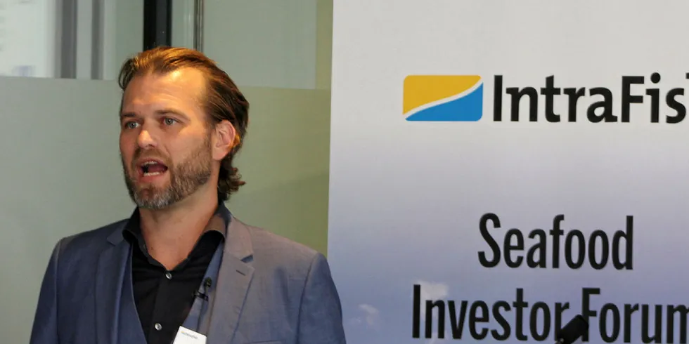 Thue Holm, Co-founder & CTO Atlantic Sapphire, speaking IntraFish London Investor Forum 2017.