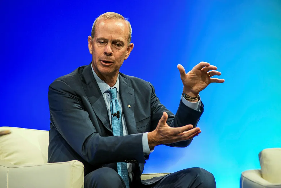 Chevron chief executive Mike Wirth. Photo: ANDREW MANGUM