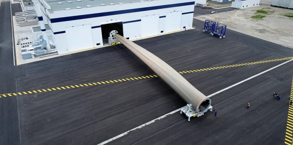 GE currently makes blades in France.