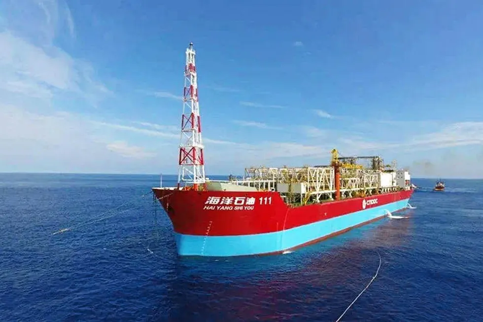 Existing Chinese FPSO: FPSO Hai Yang Shi You 111