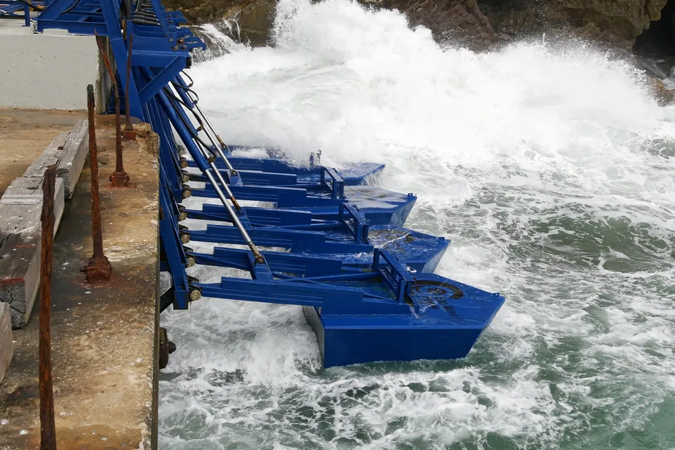Eco Wave Power technology.