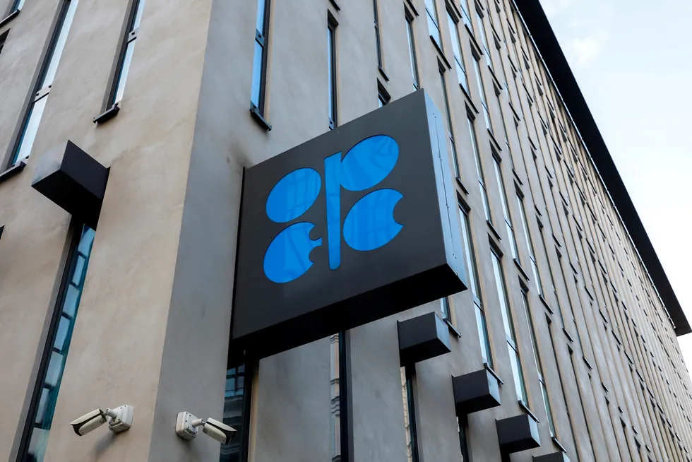 Curtailing crude: Opec’s headquarters in Vienna, Austria.