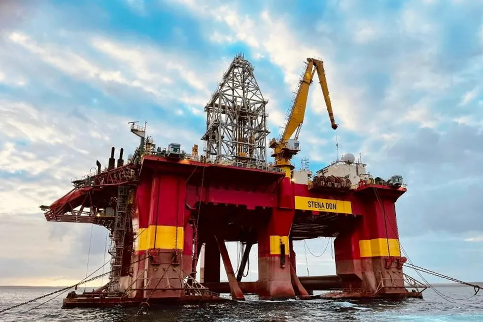 Two-well campaign: the semi-submersible Stena Don is working for Chariot offshore Morocco