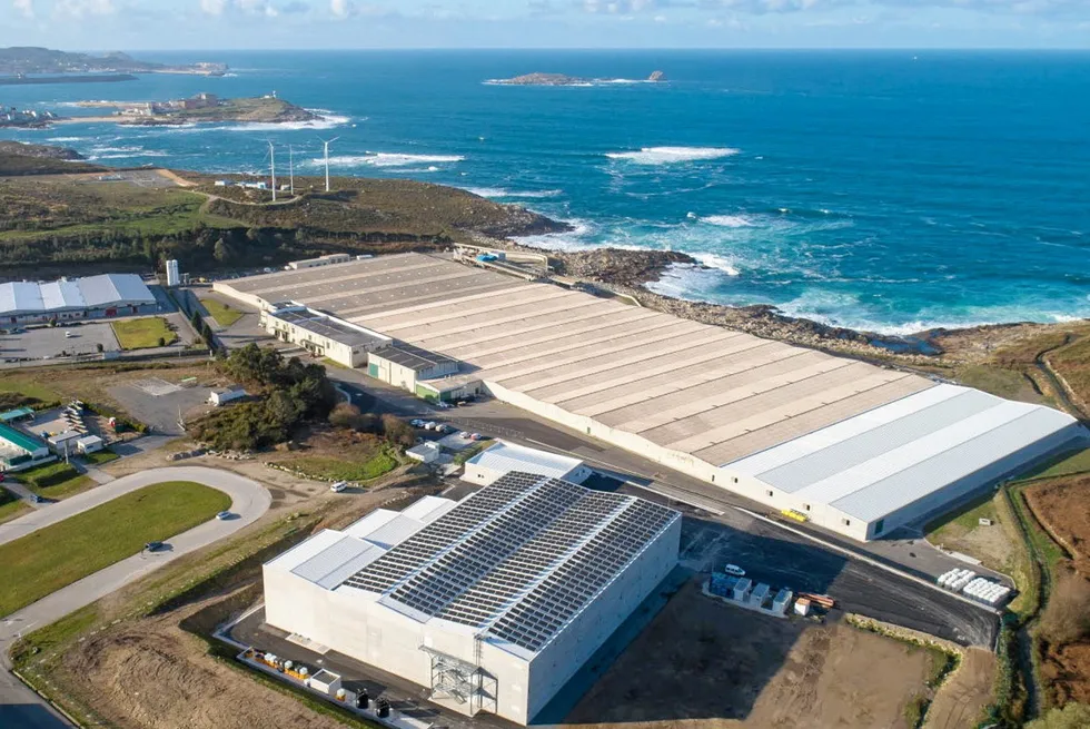 Stolt Sea Farm's facility in Cervo, Spain.