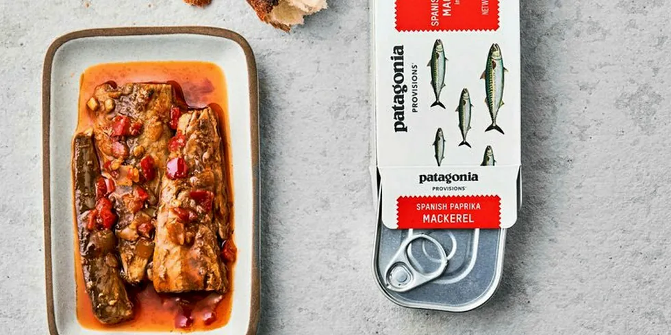 Atlantic mackerel products sold by Patagonia Provisions.