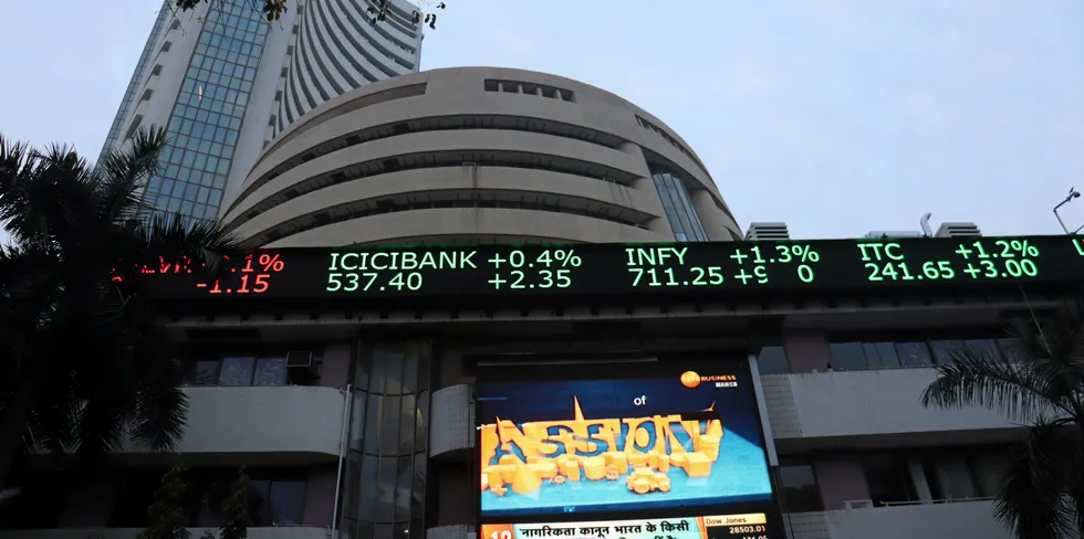 The Mumbai Stock Exchange.