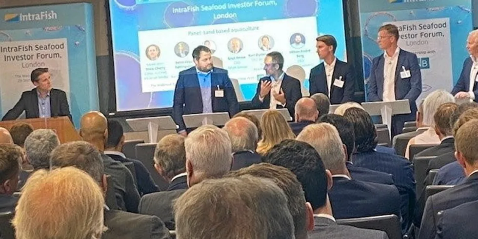 'Two days ago, the land-based sector was a supplement to the traditional industry. This is still the case,' Atlantic Sapphire CFO Karl Oystein Oyehaug said during IntraFish's Investor Forum 2022.
