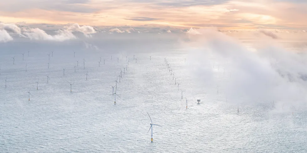 Vestas 9.5MW turbines at the Borssele 3 & 4 offshore wind farm off The Netherlands