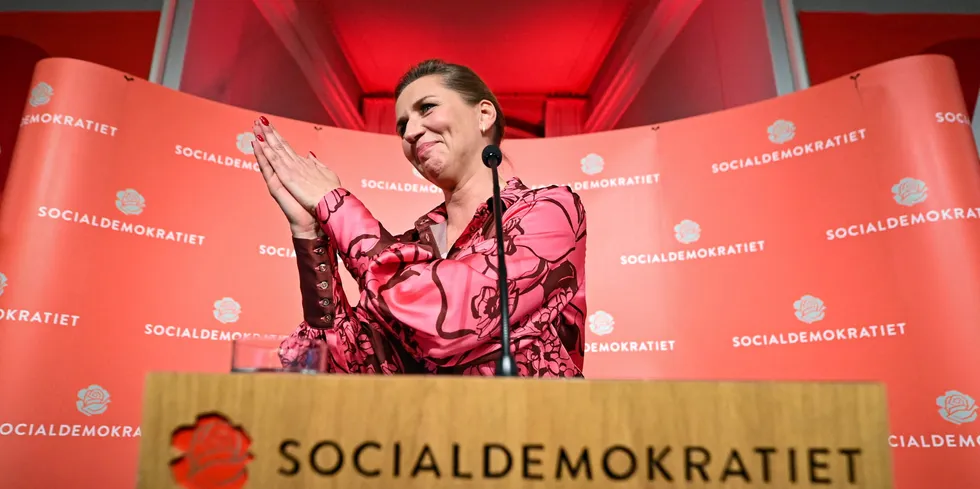 Denmark's old and new prime minister, Mette Frederiksen, after her recent election victory.