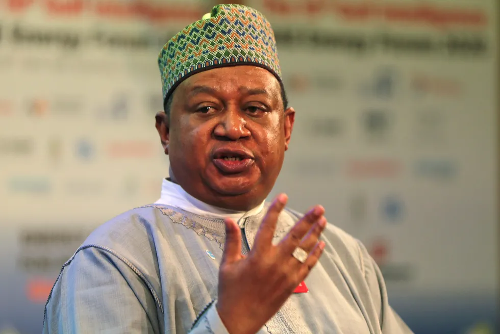 Address: Opec secretary general Mohammad Sanusi Barkindo speaking at the UAE Energy Forum 2020 in Abu Dhabi
