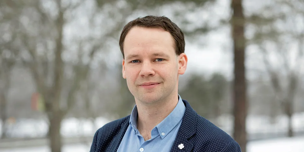 Rickard Nordin, energy policy spokesman, Centre Party, Sweden.
