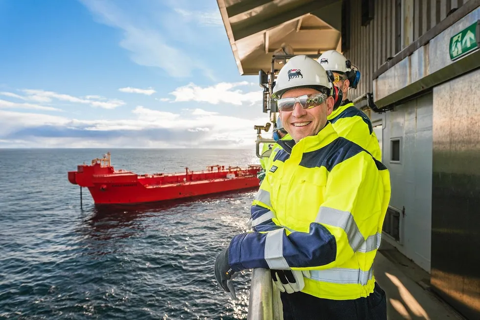 Vaar chief operating officer Torger Rod at on offshore facility