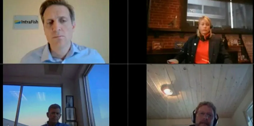 Bumble Bee Seafoods' Jan Tharp with Frank Dulcich of Pacific Seafoods and Andreas Kvame, CEO at Grieg Seafoods joined Drew Cherry in a live online event to discuss the short and long term impacts of the coronavirus pandemic on the global seafood industry.