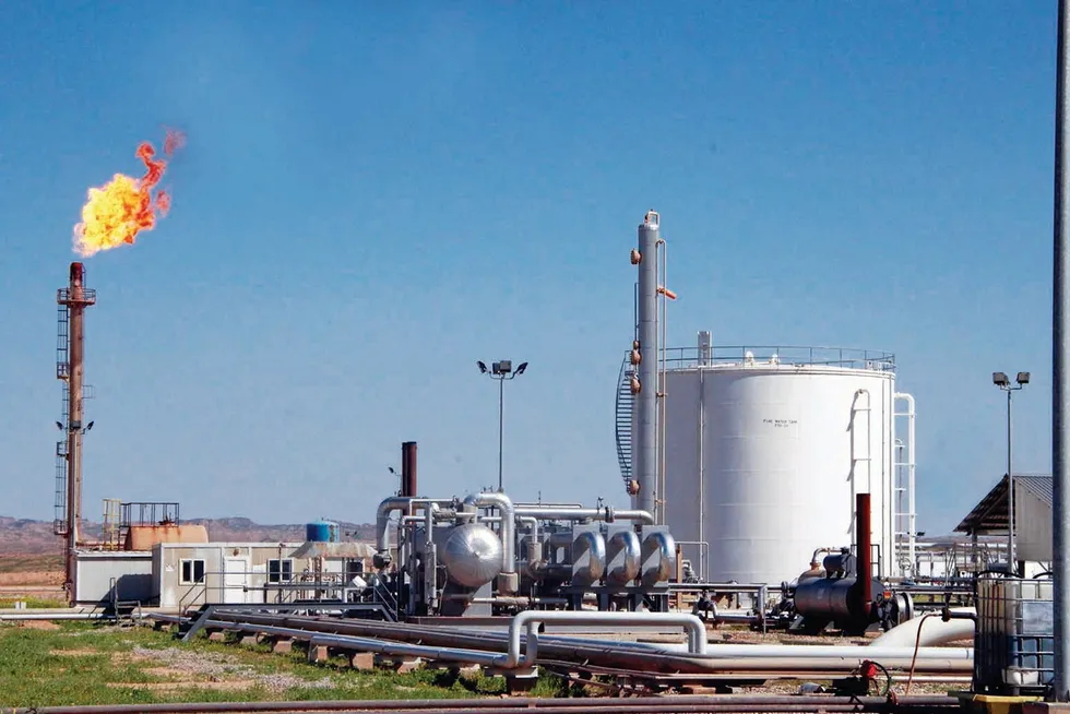 Facilities: the Khor Mor LPG plant. The Khor Mor gas field was targeted by a rocket attack this week, according to operator Dana Gas