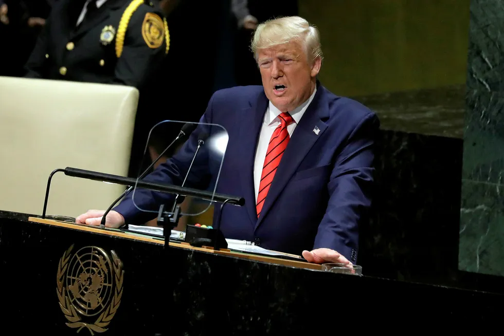 Sending prices higher: oil surged after US President Donald Trump threatened Iraq with sanctions