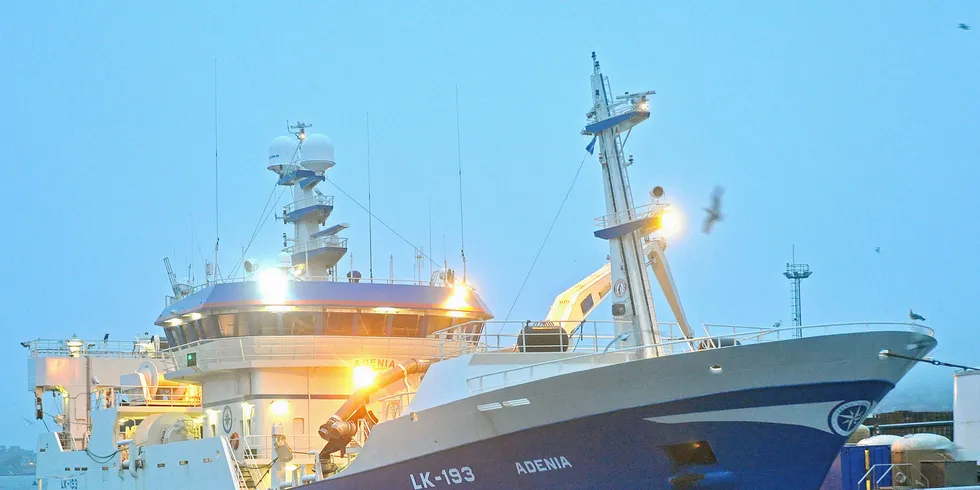 Scottish pelagic trawler Adenia was sold to Norwegian owners.