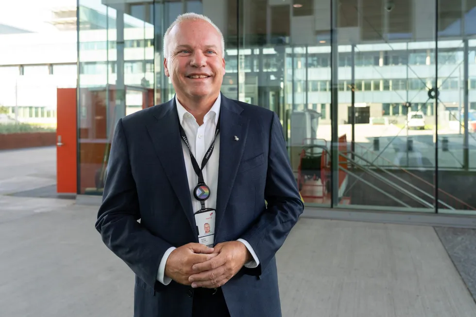 Working on Wisting: Equinor chief executive Anders Opedal.