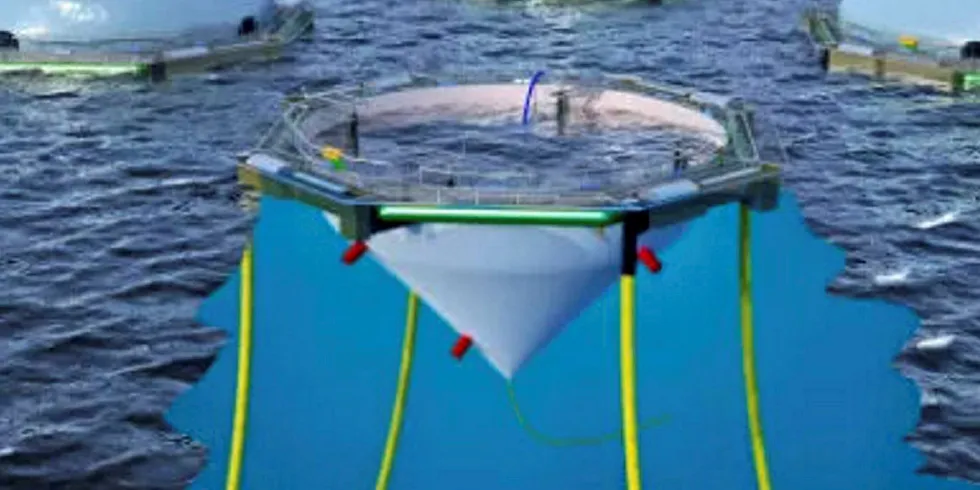FlexiFarm was developed by Cermaq in collaboration with Botngaard System, Xylem and Serge Ferrari.