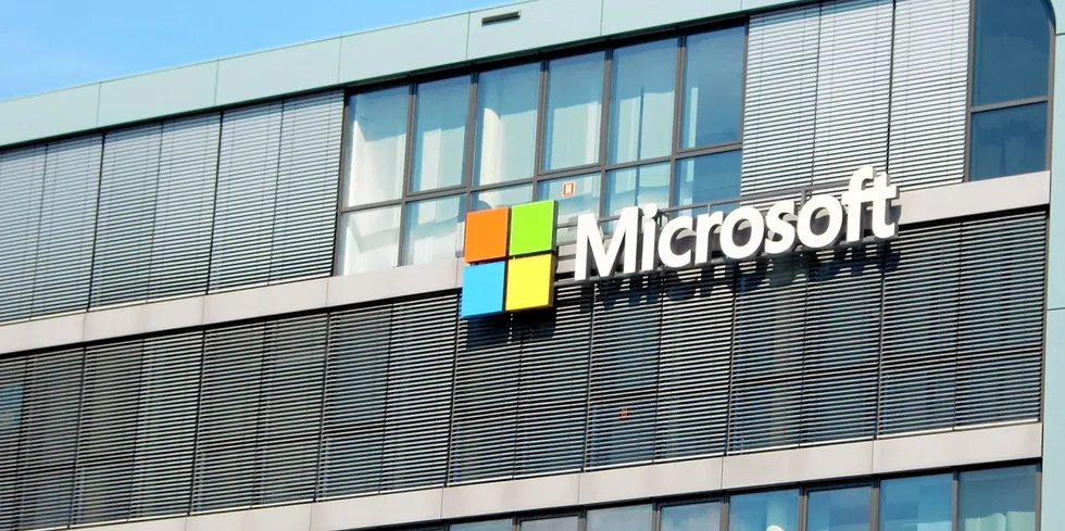 A Microsoft office building in Europe.