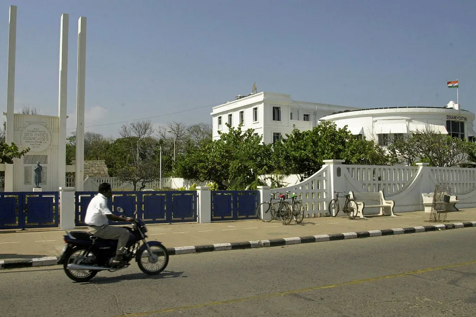 Floater search: the PY-3 field is located off India's east coast, 80 kilometres south of Pondicherry