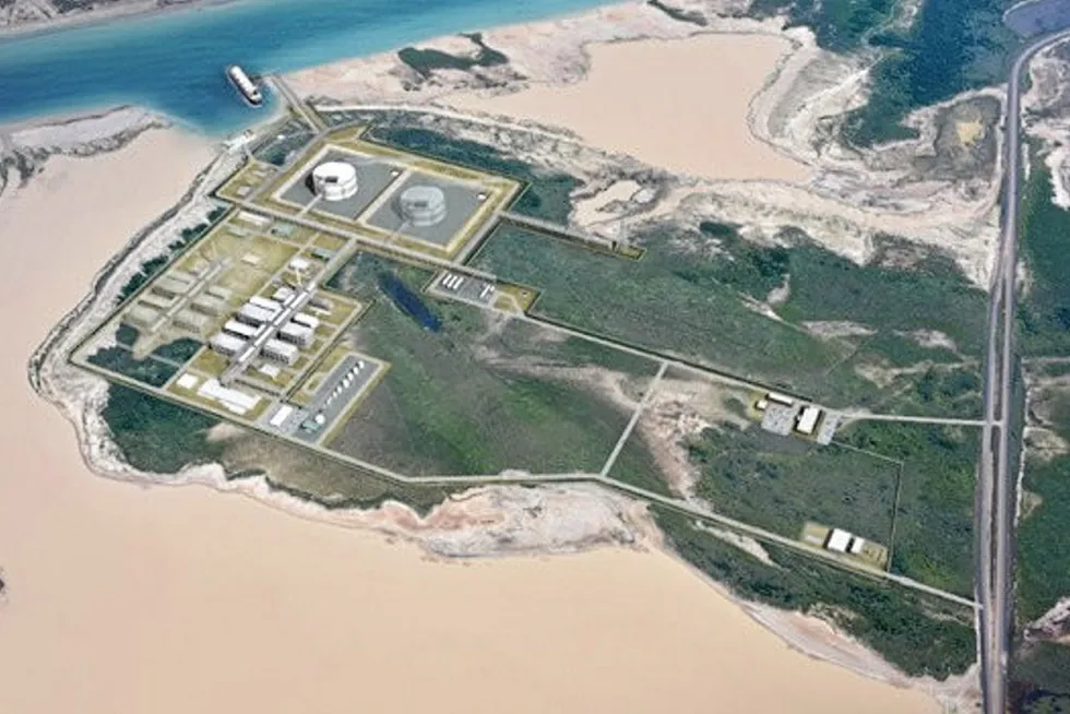 Texas LNG schematic.
