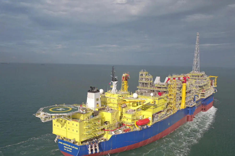Experience: Yinson's FPSO John Agyekum Kufuor works off Ghana