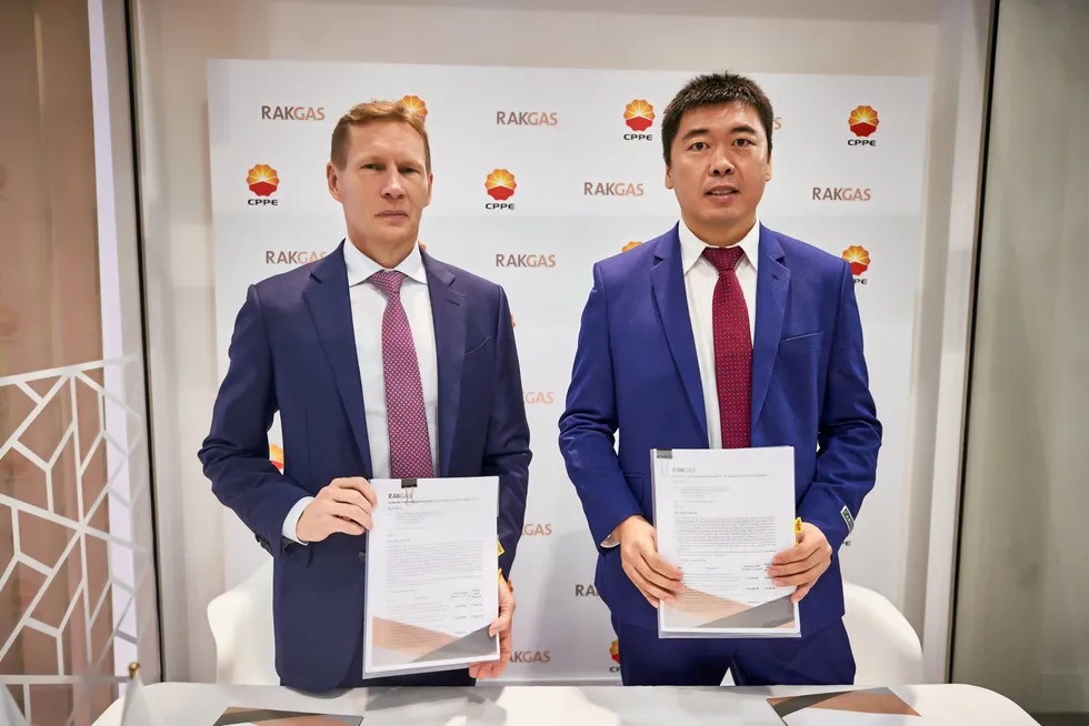 FEED studies: CPPE and Rakgas signing contract for FEED studies in Ras Al Khaimah.