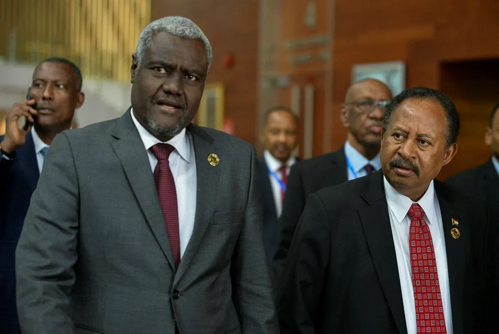African Union chair Moussa Faki Mahamat seeks $150 billion to help the continent navigate fallout from the coronavirus outbreak