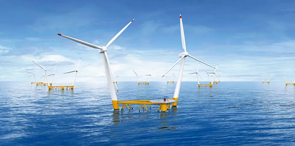 Hexicon's twin-turbine floating wind design