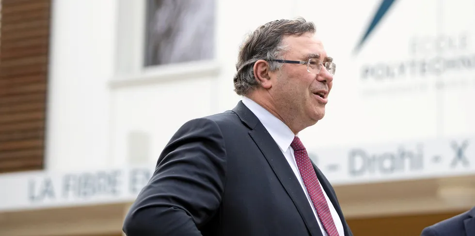 Total CEO and chair Patrick Pouyanné.