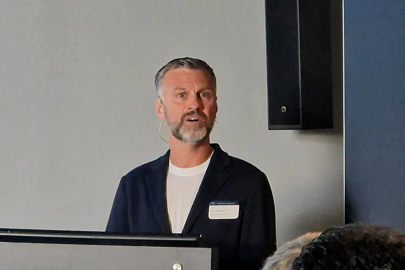 Arne Jacobsen, chief executive of Northern Ocean, speaking at Pareto Securities' energy conference 2024