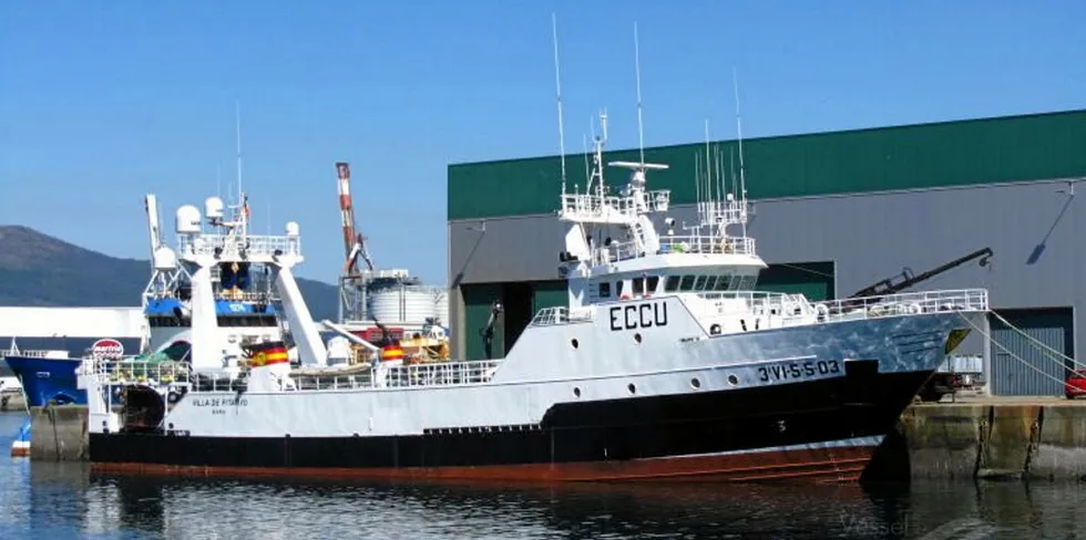 Three survivors were rescued after the capsizing of Spanish fishing trawler Villa de Pitanxo.