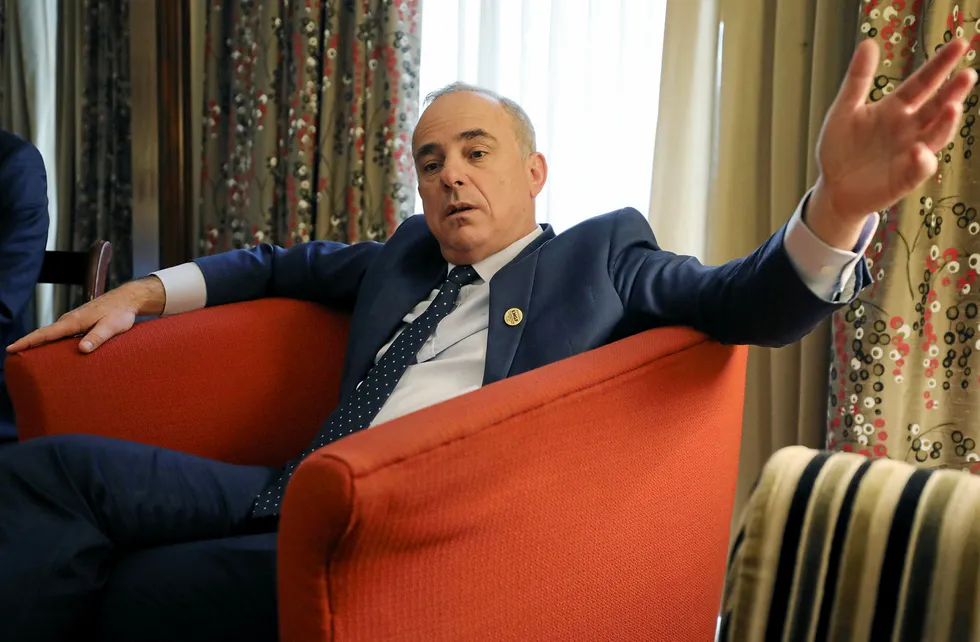 Optimism: Israeli Energy Minister Yuval Steinitz in Cairo this week