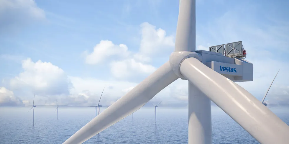 A rendering of Vestas 15MW machine.