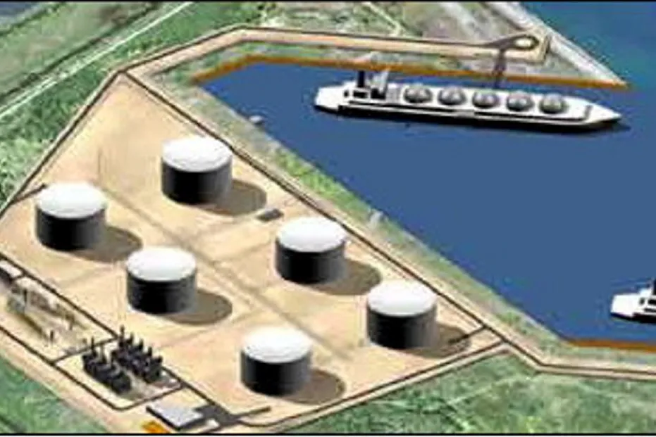 Artist's impression of Port Arthur LNG project.