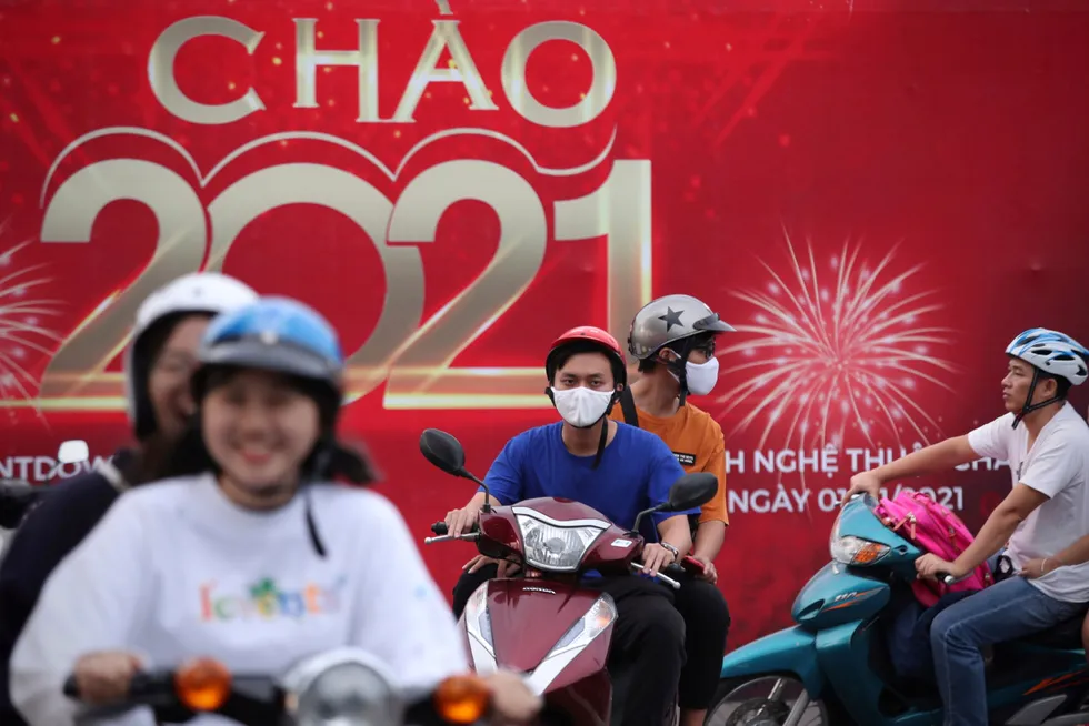 On track: in Vung Tau, Vietnam's oil city